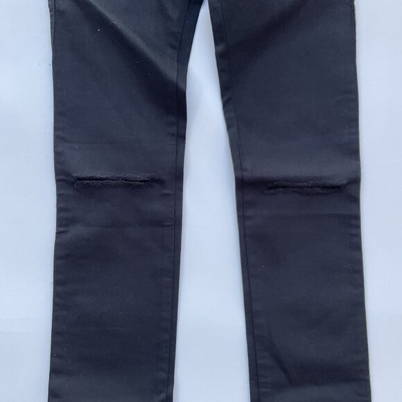 $188 Diesel Women’s Skinzee Super Skinny Black Mid Rise Jeans 08E13 Size W26 - Picture 9 of 14